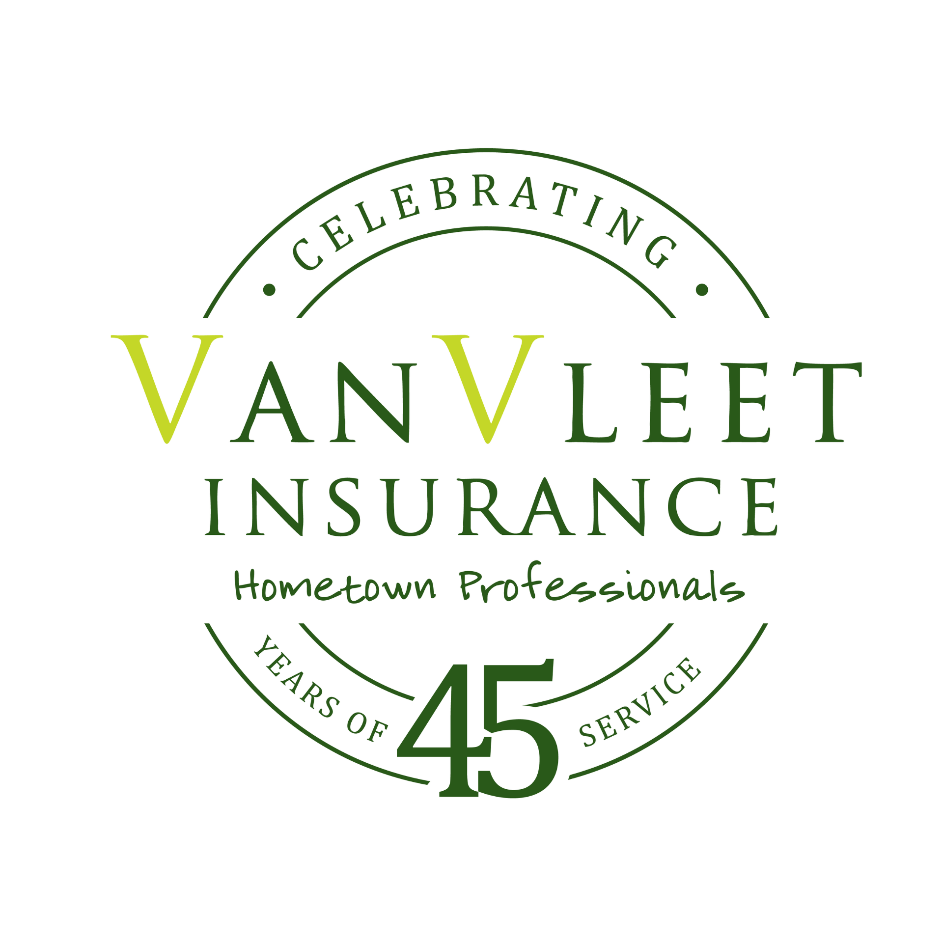 45 year logo
