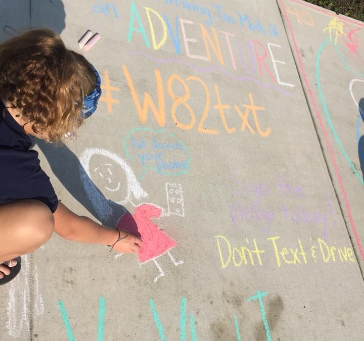 First #W82TXT Pledge Event- Chalk Fest